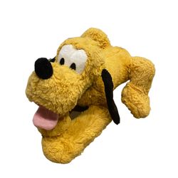 Disney Store Genuine Original Authentic Large Pluto Plush 16”  Stuffed Animal