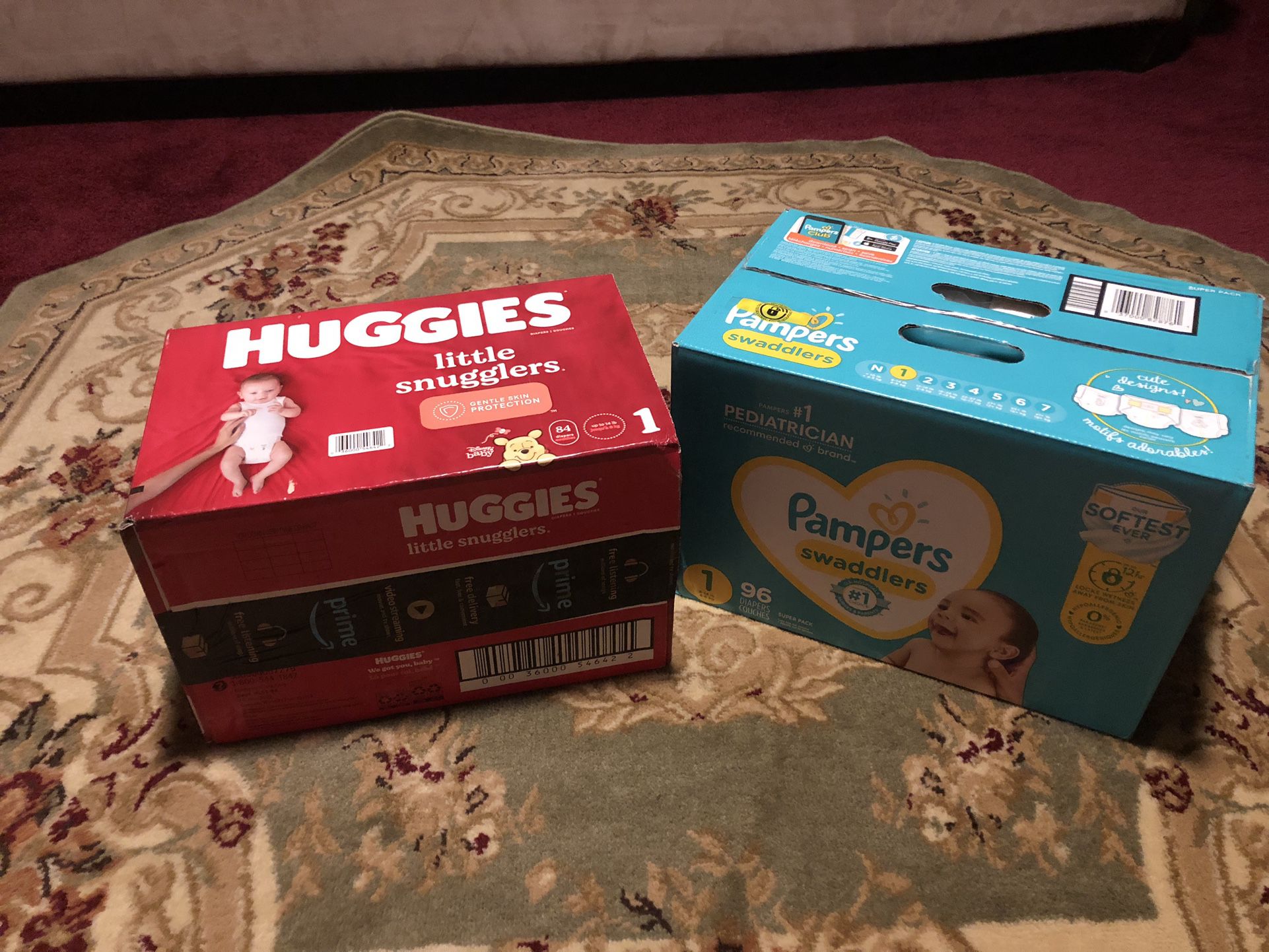 Huggies & Pampers Size 1