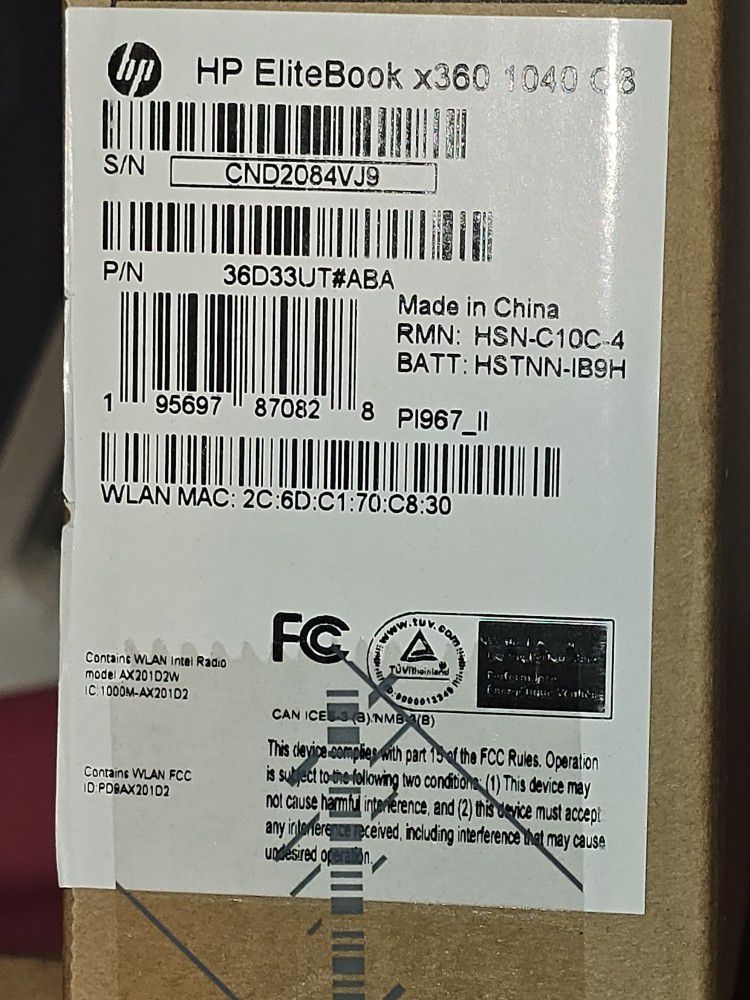Brand NEW HP Elitebook X(contact info removed) G8