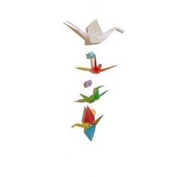 Charming Origami Cranes With Wishing Stars