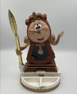 Disney Beauty and the Beast Cogsworth Desk Accessory  Holder
