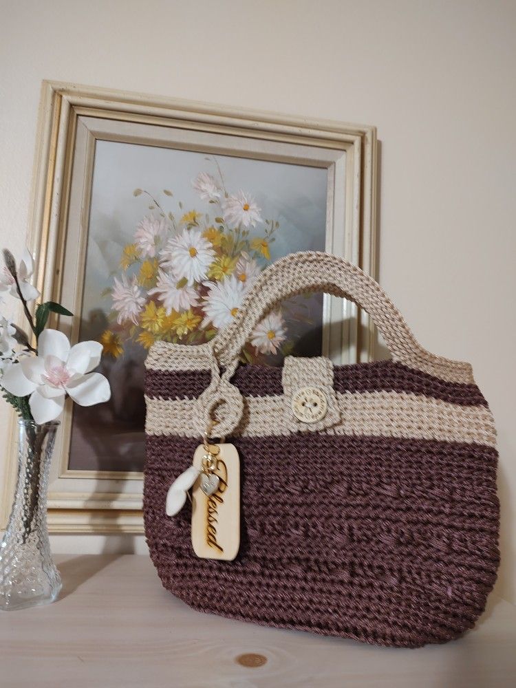 Women's Large Size Purse/Tote. Crochet. Made To Order.