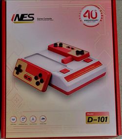 New D101 Video Game Console with 300 PRELOADED VIDEO GAMES 2 Wireless Controllers. HMDI OUTPUT