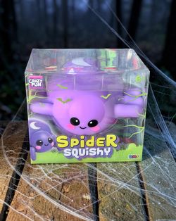 RMS Crazy Fun Purple Spider Squishy Squeeze & Stretch Sensory Toy
