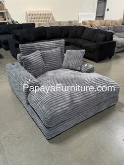 New! Ultra Soft Plush Chaise Lounge, Chaise Lounger, Corduroy Lounge, Sofabed Size, Sleeper Sofa Couch,Grey Sofa Chair, Recliner Style Chaise Lounger