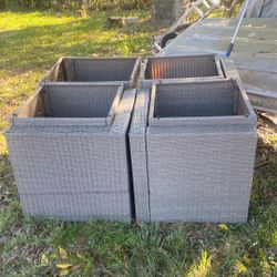 Outdoor Patio Chairs And Table Full Set 