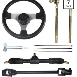PRO BAT 300mm/11.8'' Go Kart Steering Wheel Steel Kit