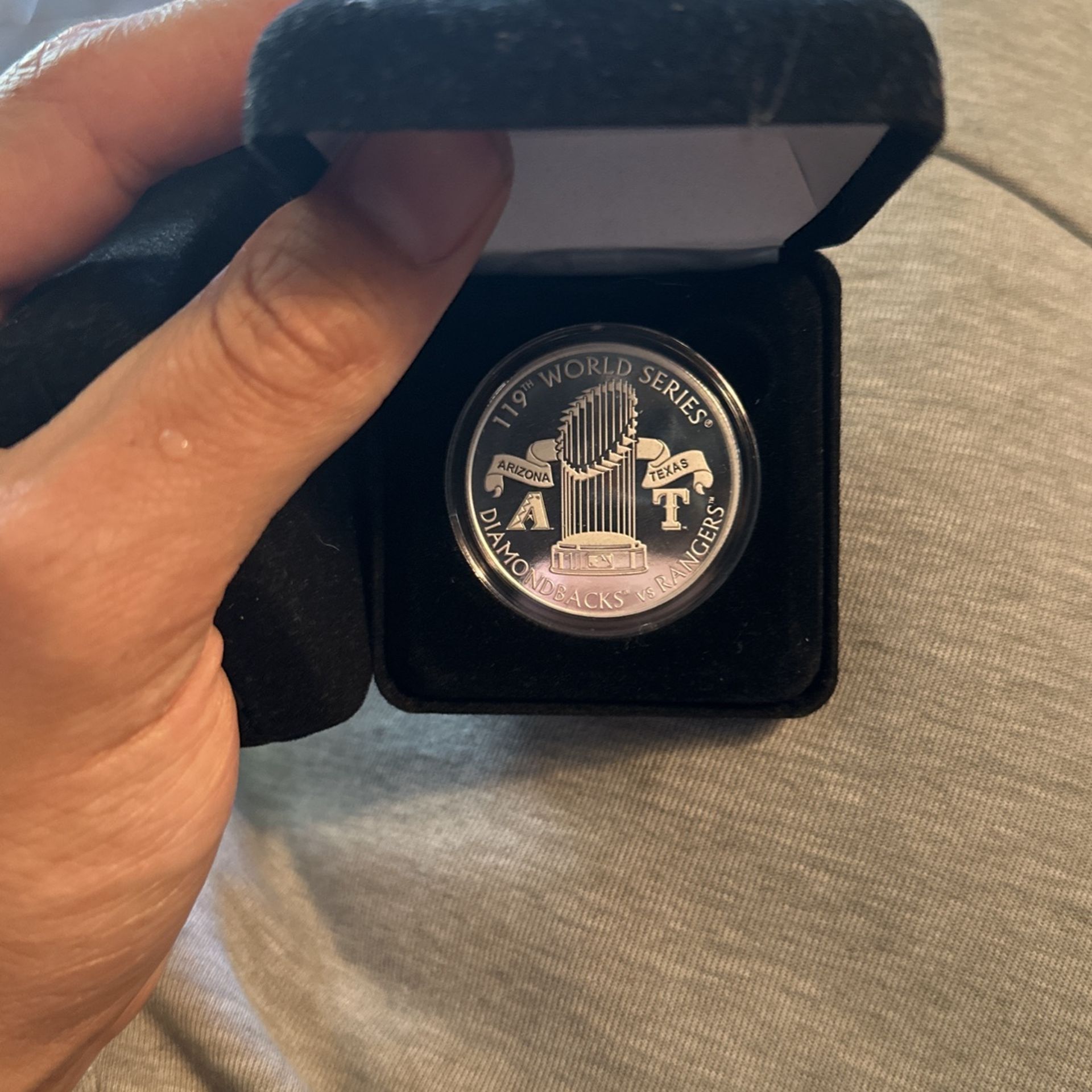 119th World Series Challenge Coin - Silver Plated