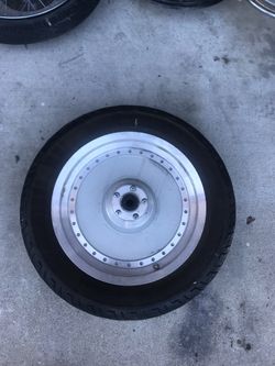 Harley Davidson fat boy front wheel