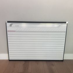 4’x3’ Feet Quartet Prestige 2 Magnetic Total Erase Project Planner Board with 16 Row/29 Column Chart