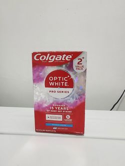 $10. Colgate Optic White Pro Series Toothpaste. HABLO ESPAÑOL.