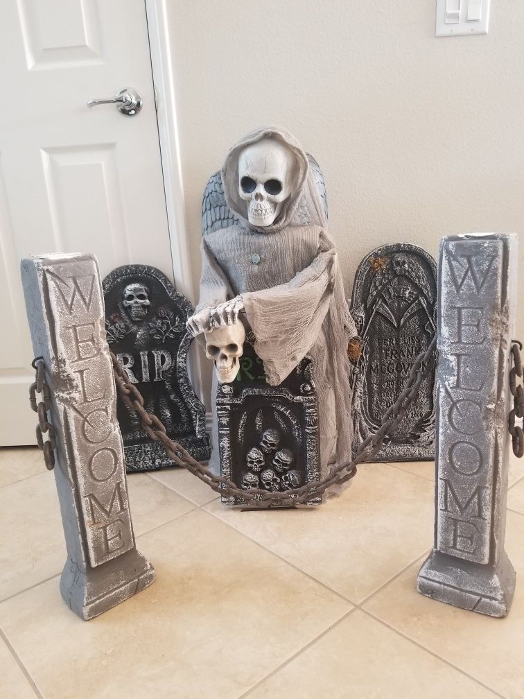 Halloween Grim Graven Angel Prop Decor Spirit Halloween