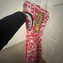 Pink Bape Camo Zip Up 
