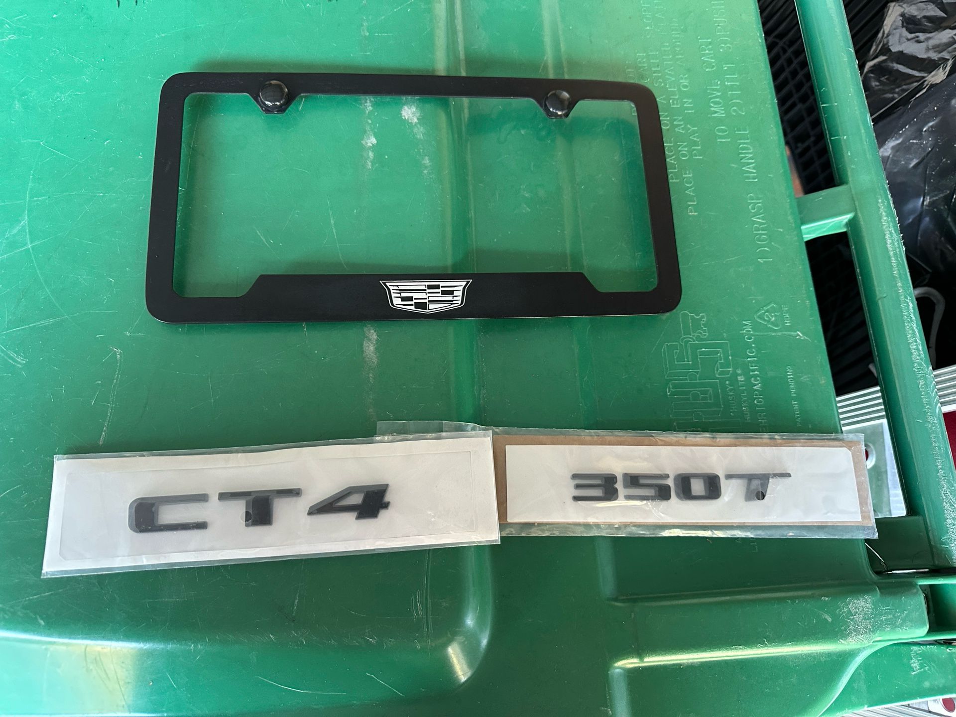 Cadillac License Plate Frame Metal