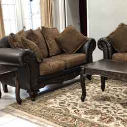 Brown Sofa Set For Sale
