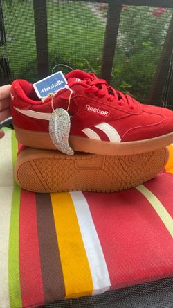 Woman’s Red Reeboks!