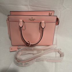 Kate Spade New York Pink Saffiano Tote Bag