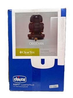 Chicco KidFit ClearTex Plus 2-in-1 Belt-Positioning Booster Car Seat - Obsidian | 40-110 lb