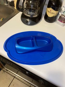 kitten food/water dish and mat