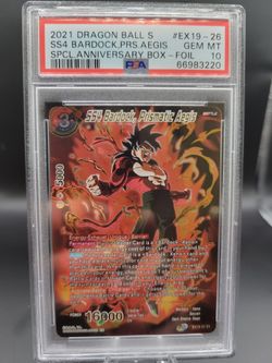 Ss4 Bardock Rare Dragon Ball Card PSA 10 