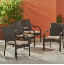 Beige 7 Pieces Metal Outdoor