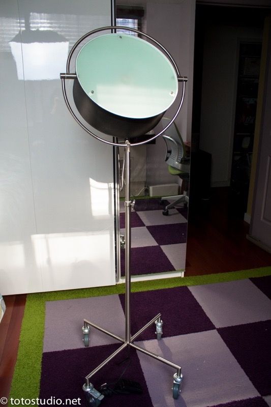 CB2 Beacon Floor Lamp Photography Spotlight Style With wheels