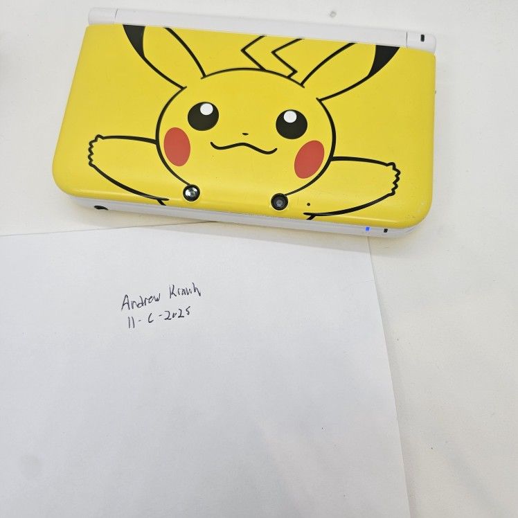 Pikachu Nintendo 3dsxl