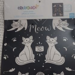 CREATOLOGY  Cat Velvet Poster 14x18