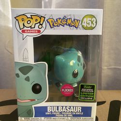 Funko Pop Flocked Bulbasaur