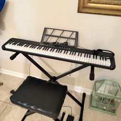 Full-size piano Keyboard Inmozata 88-key electronic keyboard piano with bench