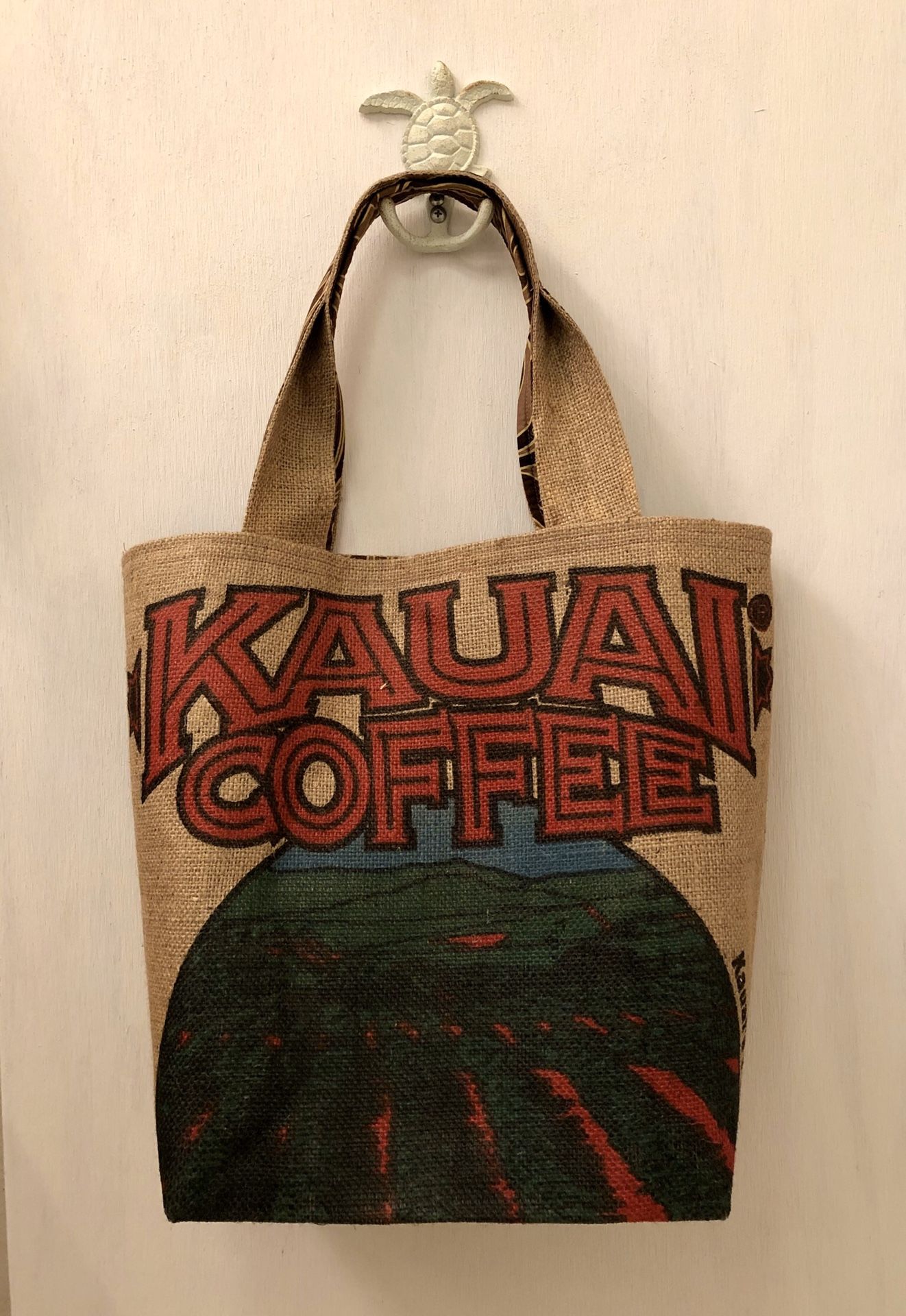 Handmade Authentic Coffee Bean Bag Tote