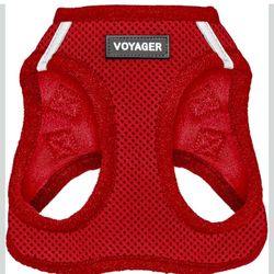 2 PACK! Voyager Step-in Air Harness (1) BLACK + (1) Red