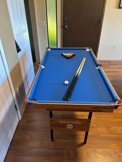 Pool table.  Miniature
