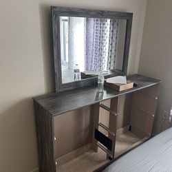 Dresser (with attached mirror)