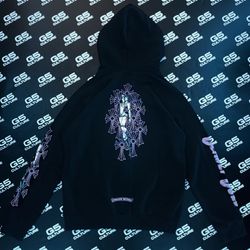 Chrome Hearts zip hoodie size XL
