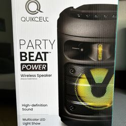 Wireless Speaker Quikcell Party Beat Power