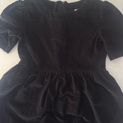 Gap kids black corduroy dress size small