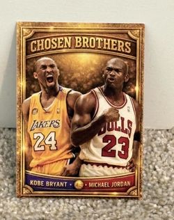 Customer Kobe Bryant and Michael Jordan Card for collectors