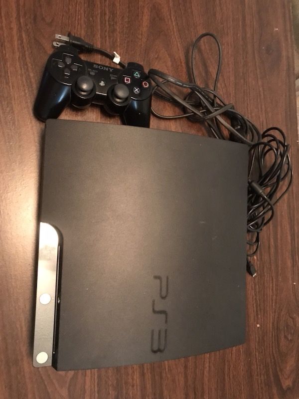 Sony PlayStation 3 120GB with controller and game