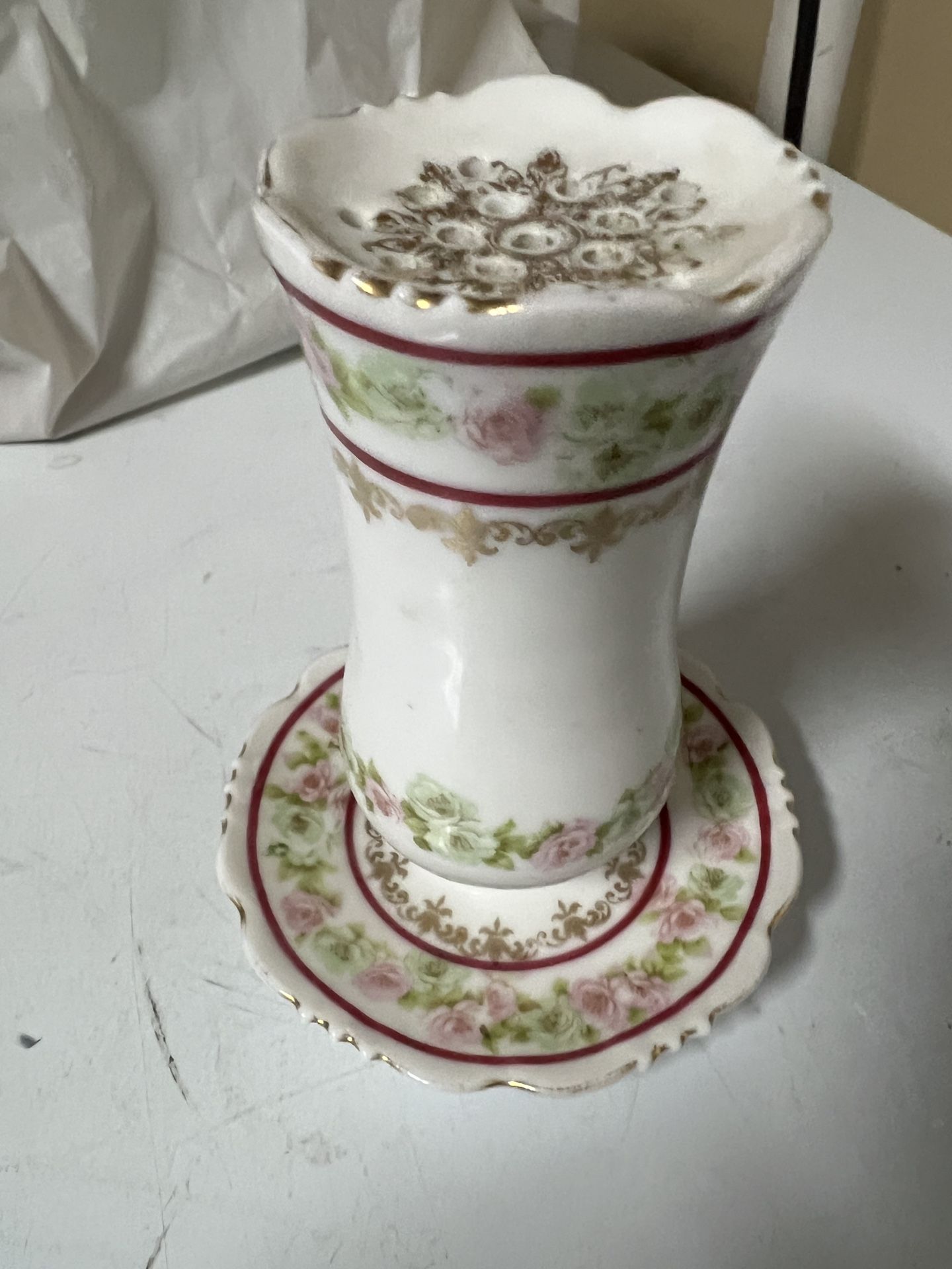 Vintage Hat Pin holder 4x4.5”