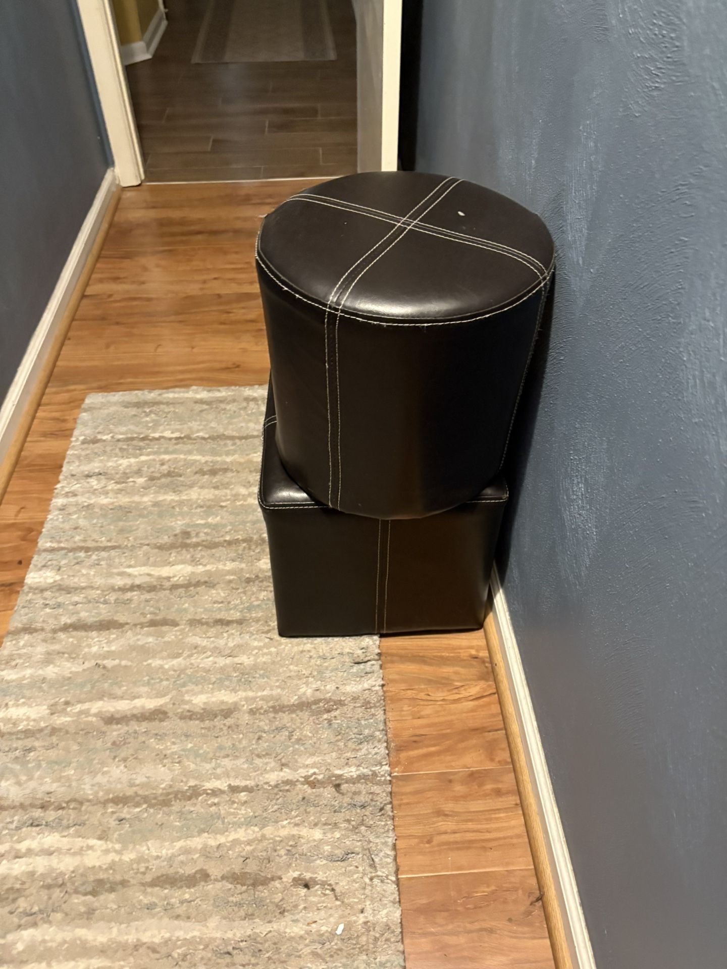 Two Small Foot Stools