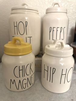 RaeDunn Canister Easter 🐣✨💕🤍🐰