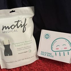 Motif Medical Postpartum Far meant And Silicone Milk Bags