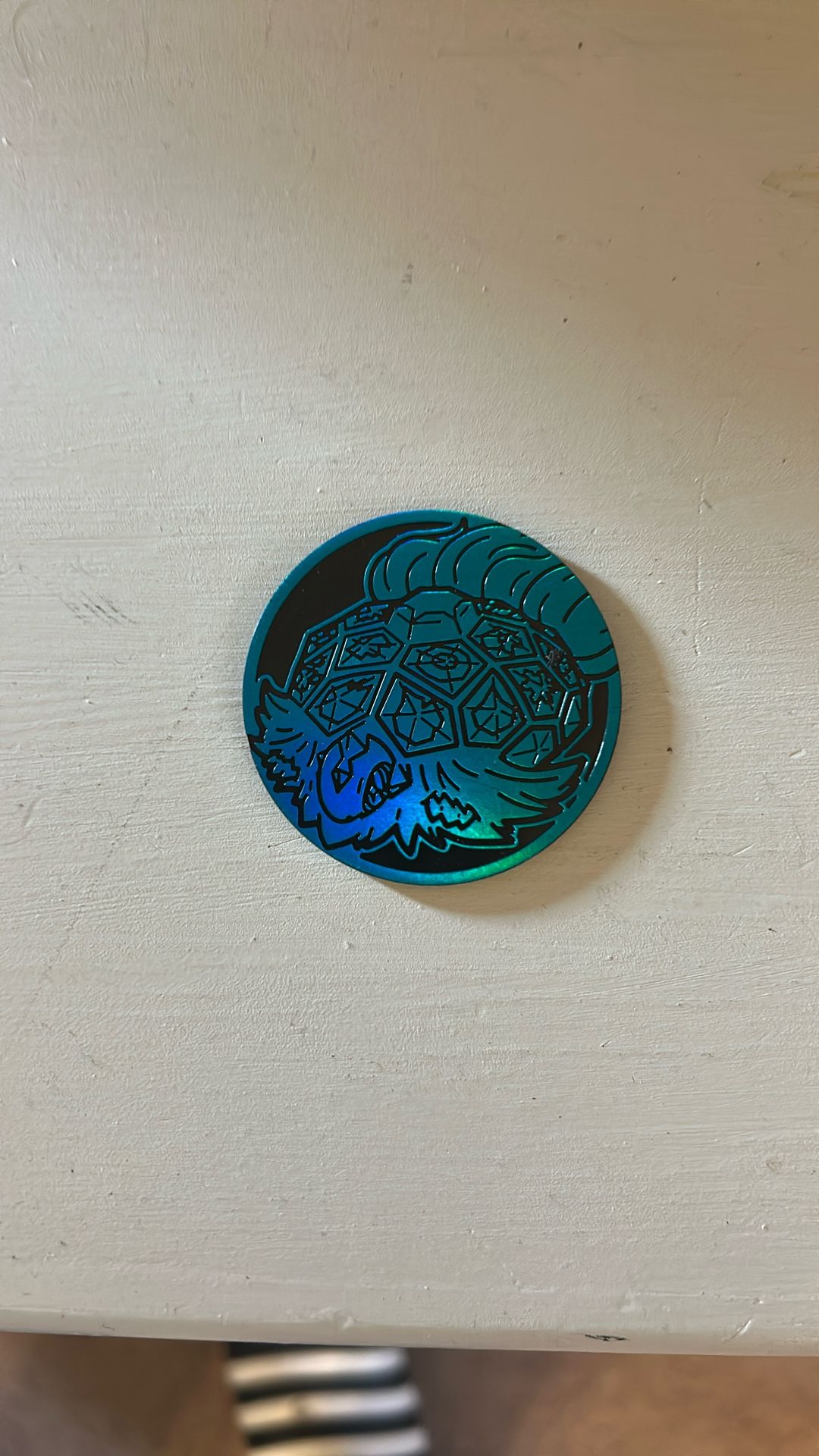 Terapagos jumbo plastic Pokemon TCG coin