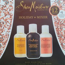 Shea Moisture Holiday Mixer- Body Wash Trio