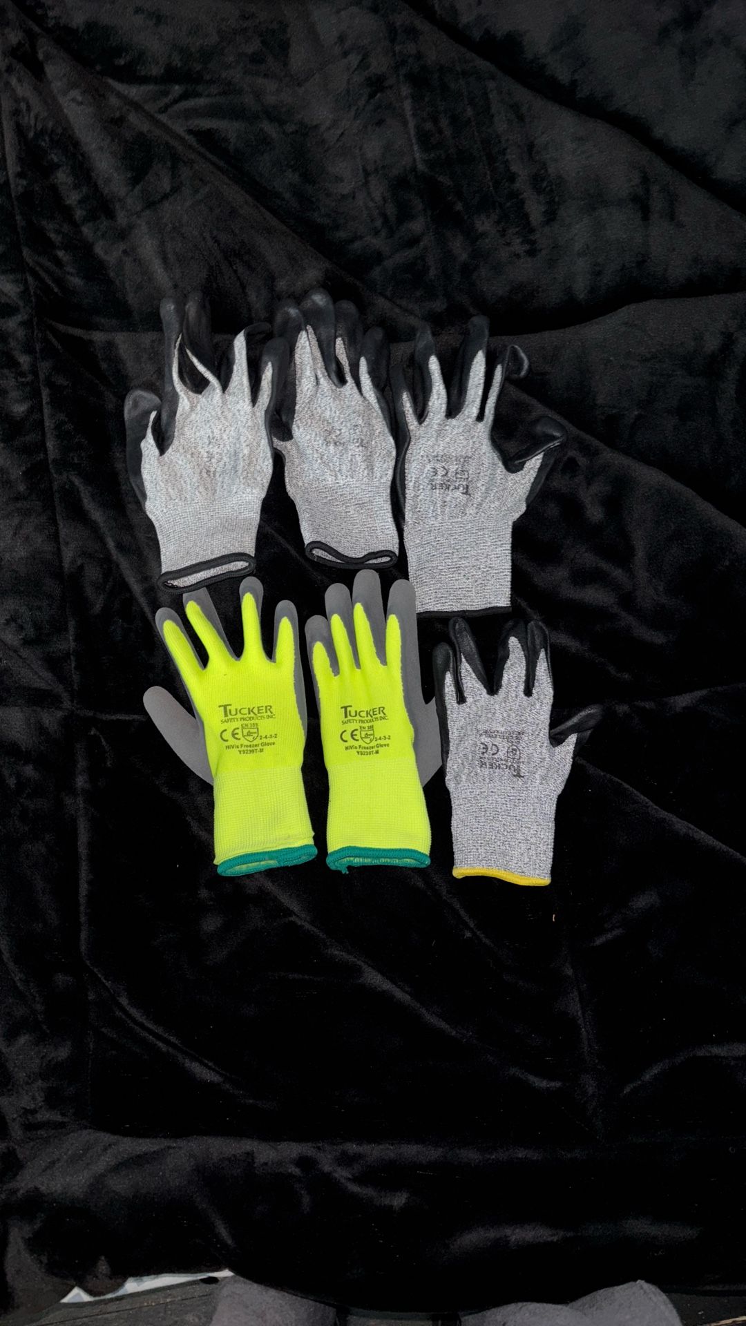 Trucker Grip Palm Gloves 2 Sets 