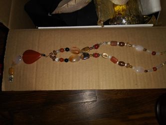 Real beautiful stone necklace