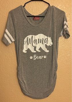 Ragdoll Womens Large Mama Bear Maternity Shirt