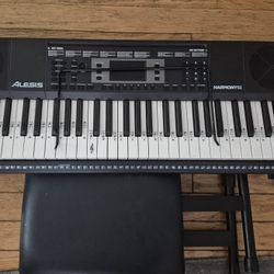 Alesis 61 Key Keyboard - Bench & Stand Included 