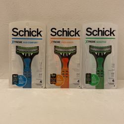 Schick Xtreme3 Duo Comfort, Face & Body or Sensitive Disposable Razors 